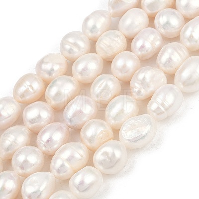 Natural Cultured Freshwater Pearl Beads Strands PEAR-P064-20K-05A-1