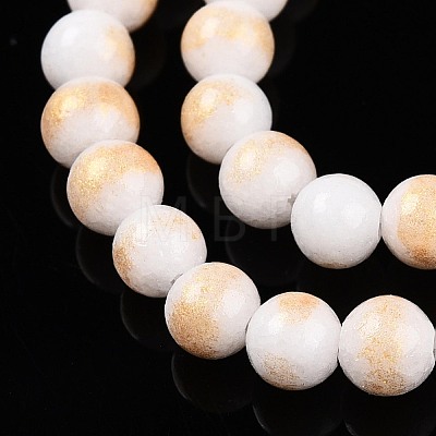 Natural Mashan Jade Beads Strands G-A255-A01-04H-1