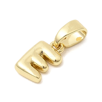 Brass Letter Charms KK-G554-22G-E-1
