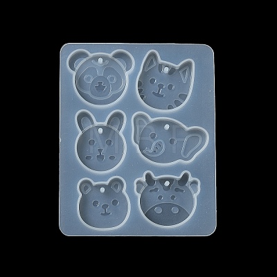 Rabbit/Dragon/Cat Pendant DIY Silhouette Silicone Mold LS-DIY-K073-09B-1