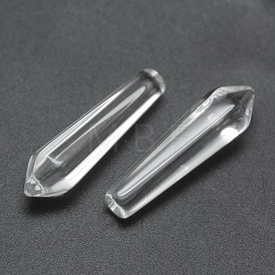 Glass Pointed Beads G-E490-C01-1