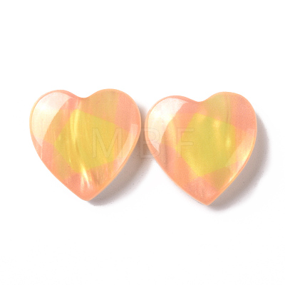 Printed Opaque Resin Cabochons FIND-E020-09C-10-1