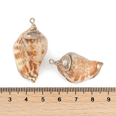 Natural Shell Pendants SHEL-K009-01D-1