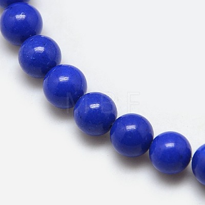 Synthetic Turquoise Beads Strands TURQ-L018-6mm-M-1
