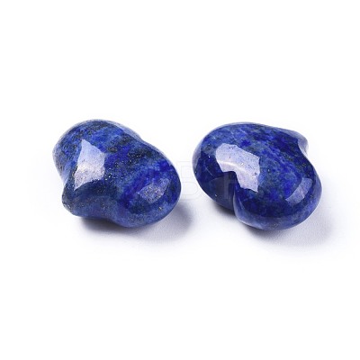 Natural Lapis Lazuli Heart Palm Stone G-F659-A09-1