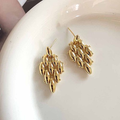 Leaf Cluster Clip Earrings SK4264-1-1