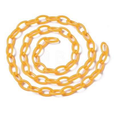 Handmade Opaque Acrylic Cable Chains KY-N014-001J-1
