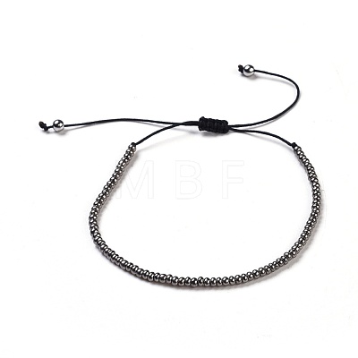 Nylon Thread Braided Beads Bracelets BJEW-JB04348-1
