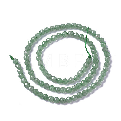 Natural Green Aventurine Beads Strands G-F596-10-2mm-1