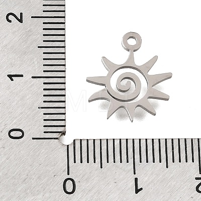 304 Stainless Steel Charms SA-CBA4CE0-03P-1