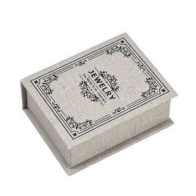 Floral Printed Paper Jewelry Display Magnetic Cases CON-K015-03A-03-1