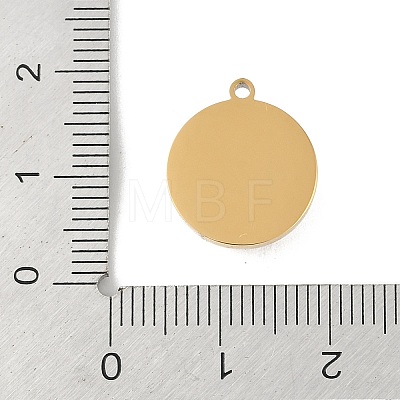 Ion Plating(IP) 304 Stainless Steel Pendants STAS-C108-03B-G-1