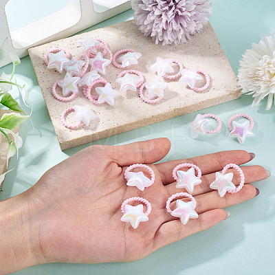10Pcs Plastic Girls Hair Accessories OHAR-TAC0011-001B-1