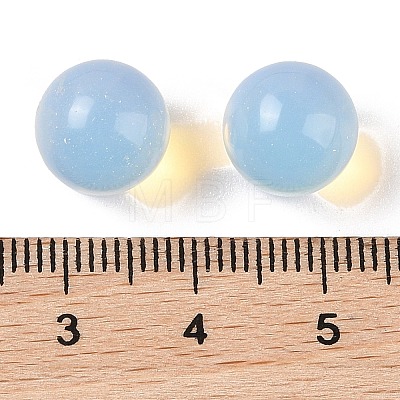 Opalite No Hole Sphere Beads G-K353-04A-19-1