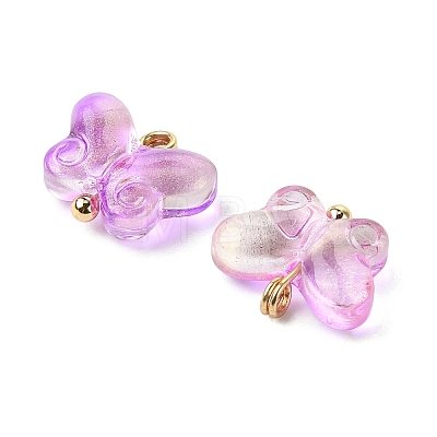 Alloy Glass Pendants GLAA-P080-01G-01-1