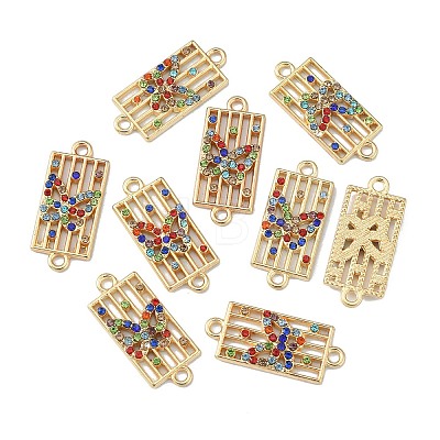 Alloy Rhinestone Connector Charms FIND-TAC0014-51LG-1