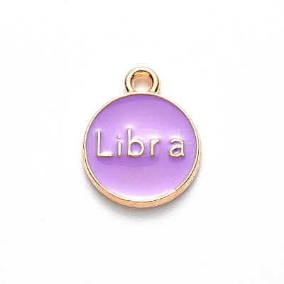 Alloy Enamel Pendants LS-ENAM-S124-01A-01K-1