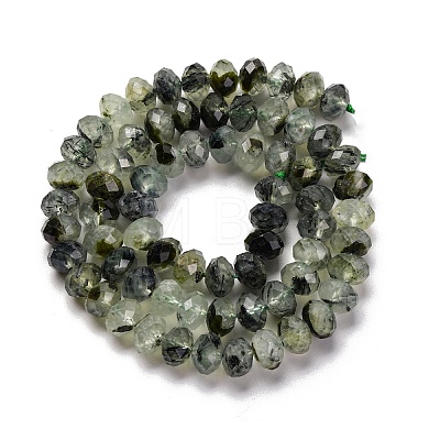 Natural Prehnite Beads Strands G-K380-A38-04-1