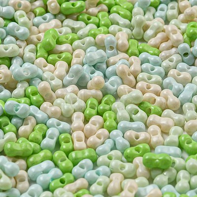 Opaque Baking Paint Glass Seed Beads SEED-K009-01A-31-1