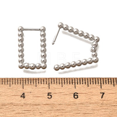 304 Stainless Steel Hoop Earrings for Women EJEW-M068-08A-P-1