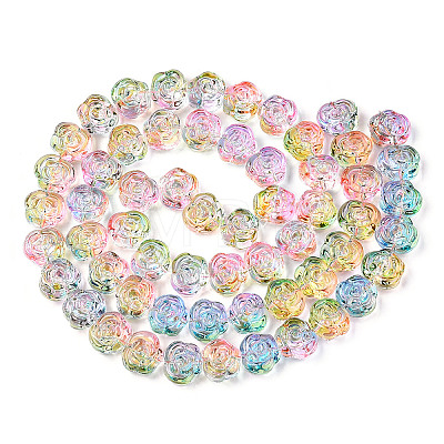 Glass Beads Strands X-GLAA-B018-02D-1