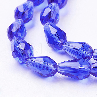 Glass Beads Strands GLAA-R024-11x8mm-3-1