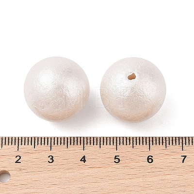 Plated ABS Plastic Beads OACR-B026-03-1