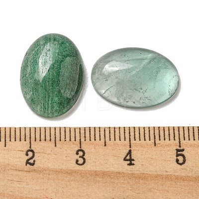 Natural Green Fluorite Cabochons G-C115-01A-09-1