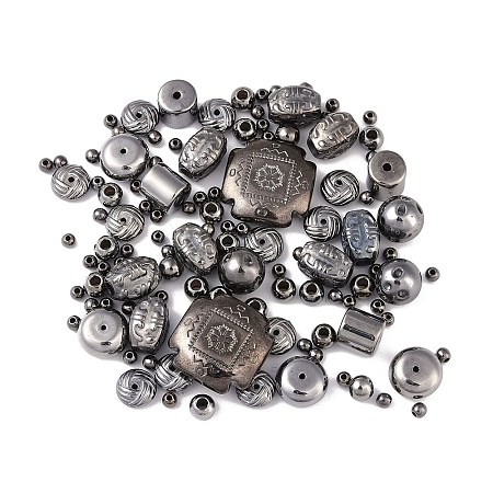 CCB Plastic Beads M-PABS001Y-B-1