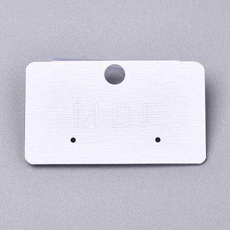 Plastic Jewelry Display Cards DIY-K032-05-1