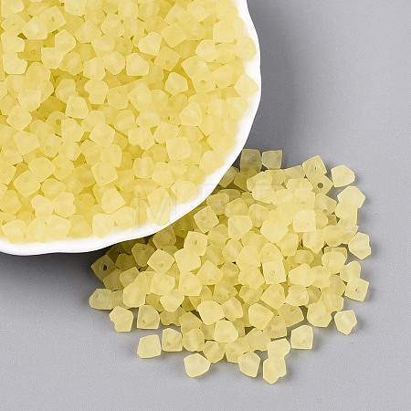 FGB Frosted Transparent Glass Seed Beads SEED-N013-03A-02-1