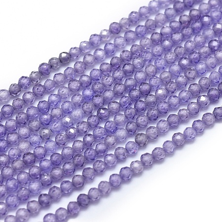Cubic Zirconia Beads Strands G-G792-47-03A-1