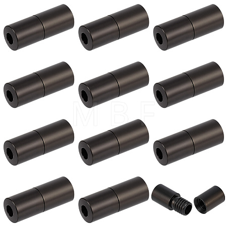 12Pcs Stainless Steel Screw Clasps STAS-BC0004-25A-1