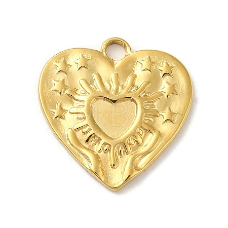 Ion Plating(IP) 304 Stainless Steel Pendants STAS-C104-10G-1