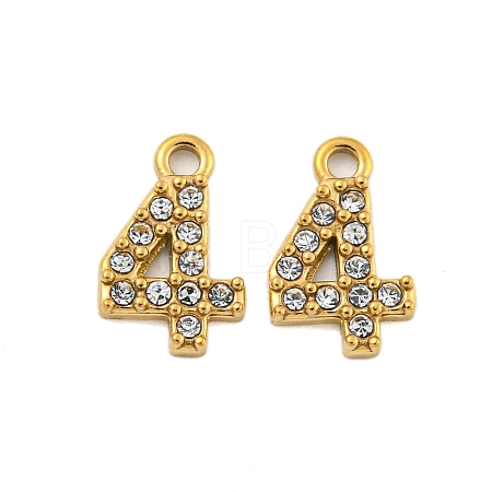 304 Stainless Steel Pendants STAS-L080-002G-04-1