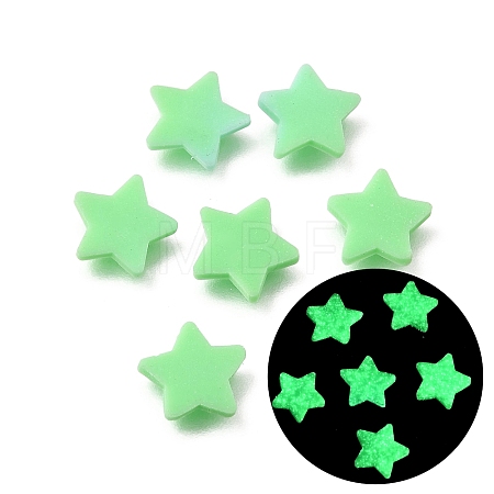 Luminous Handmade Polymer Clay Cabochons PY-CBA5A20-14G-1