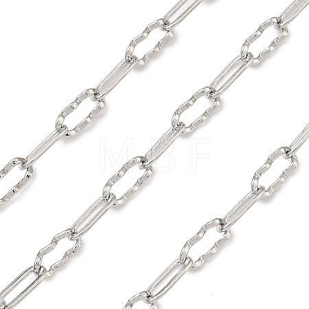 Brass Wavy Cable Chains CHC-B026-01P-1