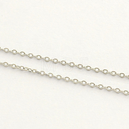 Tarnish Resistant 304 Stainless Steel Cable Chains CHS-Q001-15-1