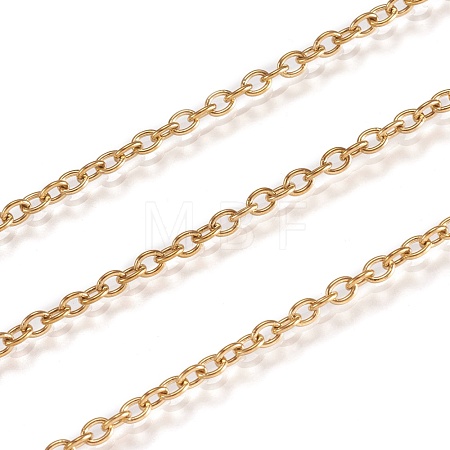 PVD Vacuum Plating 304 Stainless Steel Cable Chains CHS-H020-12G-25M-1