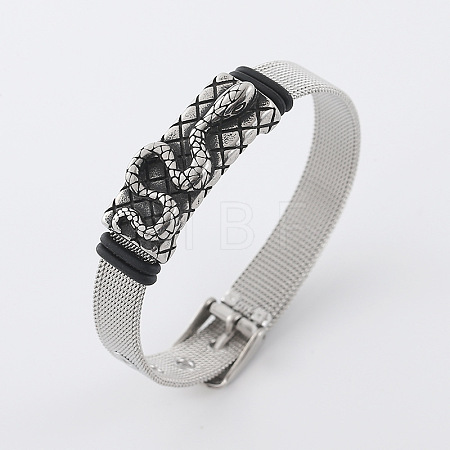 304 Stainless Steel Watch Band Bracelets MP0533-1