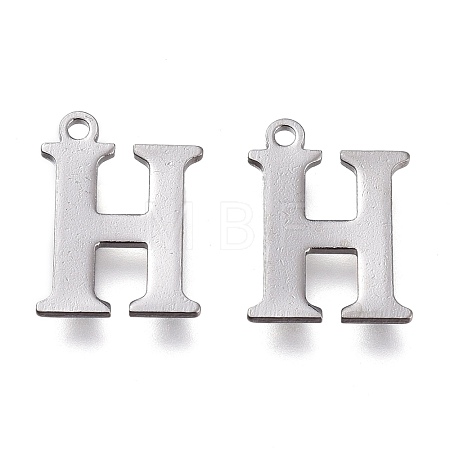 Tarnish Resistant 304 Stainless Steel Charms STAS-H112-H-P-1