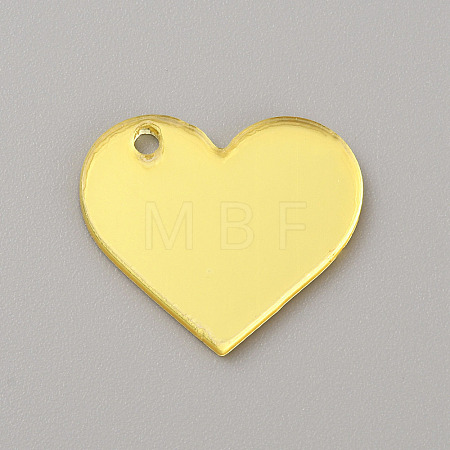 Transparent Acrylic Pendants OACR-WH0016-15B-02-1