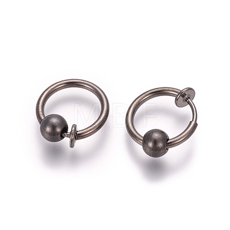 Electroplate Brass Retractable Clip-on Earrings EJEW-L221-02E-1