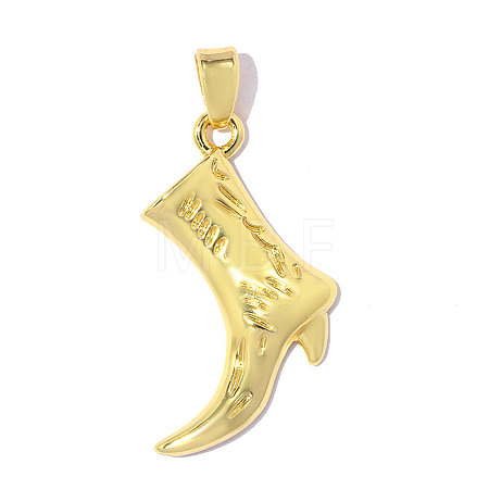 Brass Pendants KK-OY001-01G-2-1