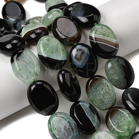 Natural Agate Beads Strands G-F820-N01-01C-1