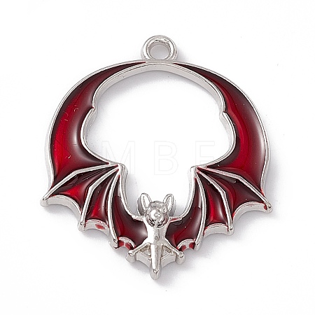 Alloy Enamel Pendants FIND-A021-07P-B-1