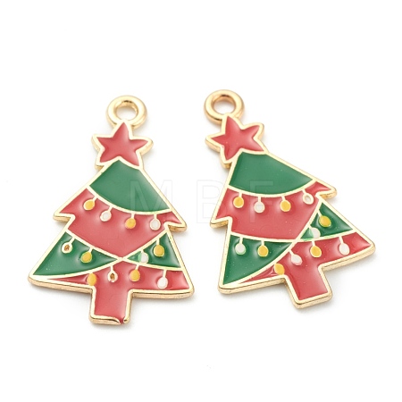 Alloy Enamel Pendants ENAM-J649-34LG-B-1