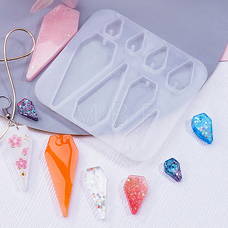 DIY Pendant Silicone Molds X-DIY-E065-07E-1