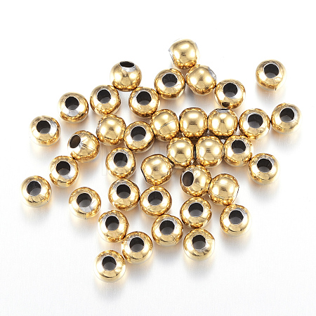 Round Ion Plating(IP) 304 Stainless Steel Beads STAS-F105-03-5mm-1