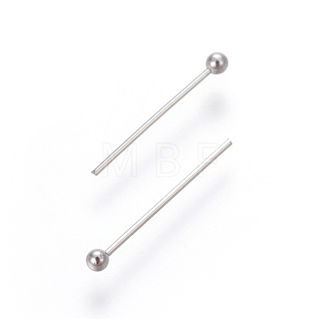 Tarnish Resistant 304 Stainless Steel Ball Head Pins STAS-E452-01P-H-1